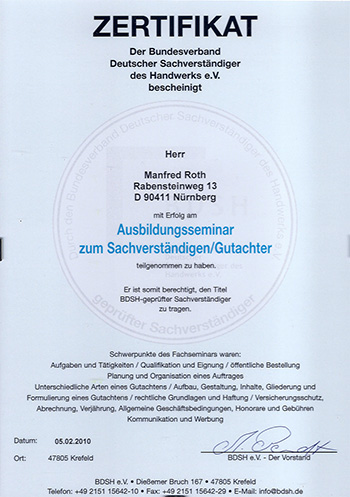 BDSH Sachverstaendiger 350